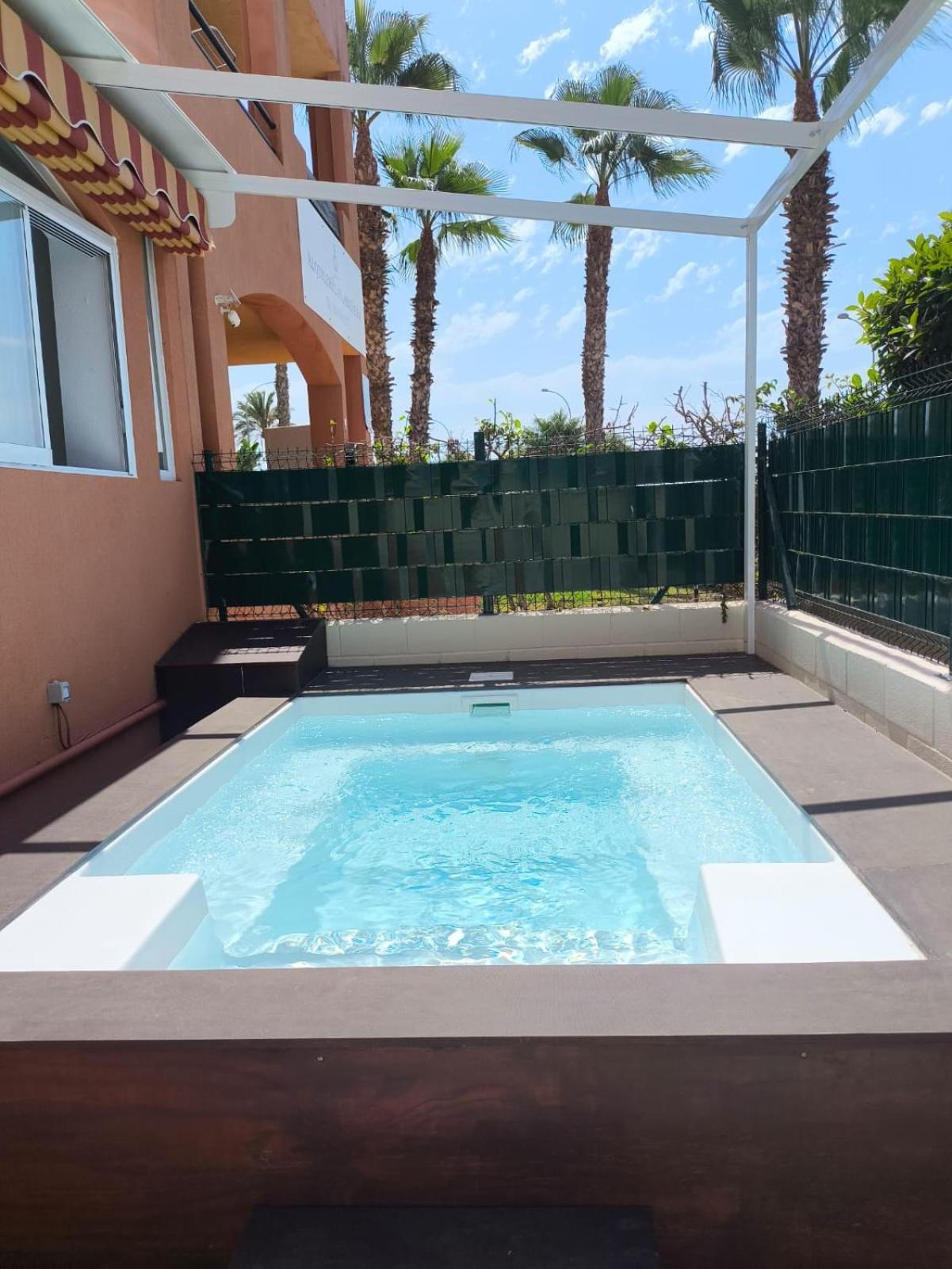 Ferienwohnung Bajo De Diseno, Piscina Privada Climatiza, 150M De La Playa Vera Exterior foto