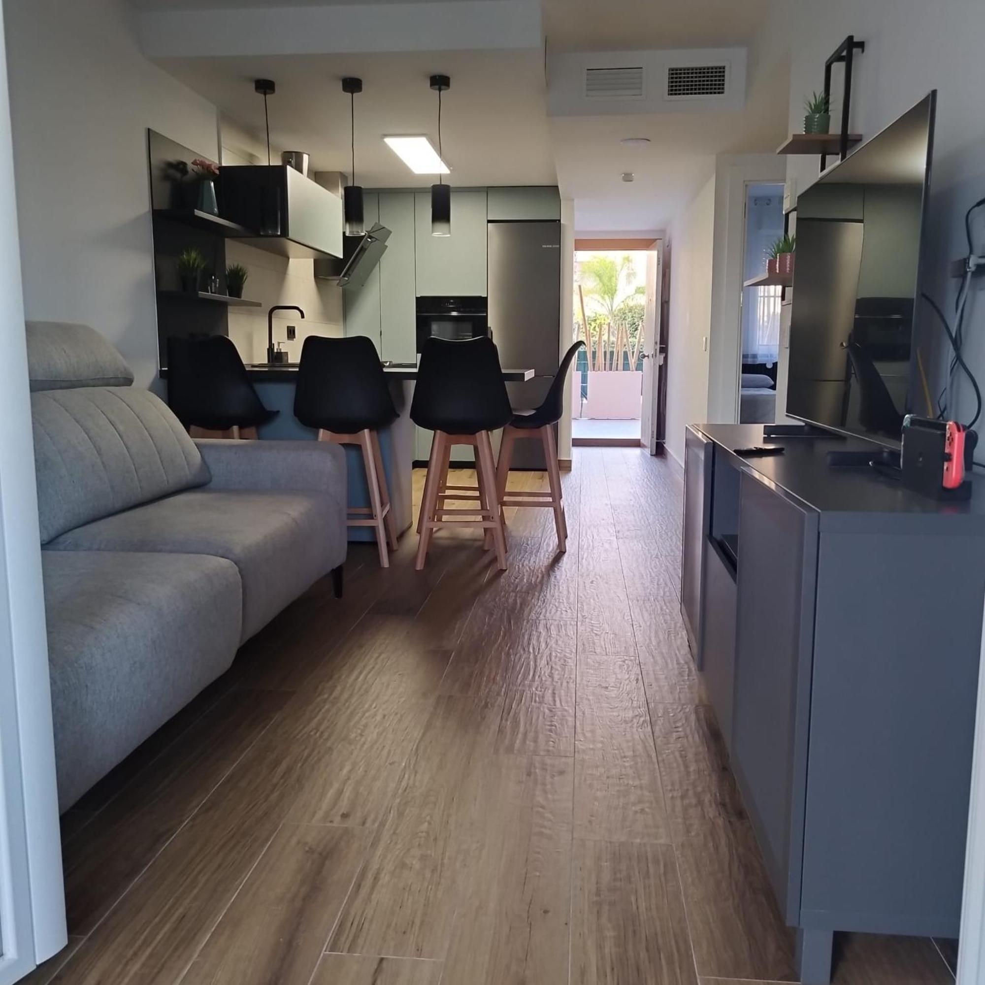 Ferienwohnung Bajo De Diseno, Piscina Privada Climatiza, 150M De La Playa Vera Exterior foto