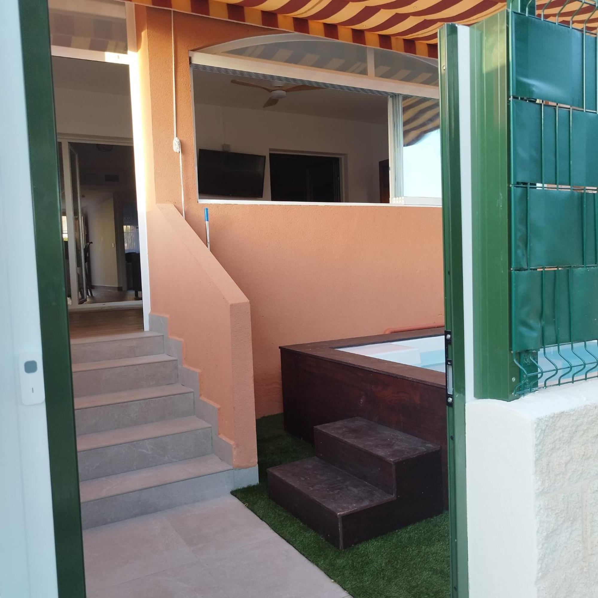 Ferienwohnung Bajo De Diseno, Piscina Privada Climatiza, 150M De La Playa Vera Exterior foto